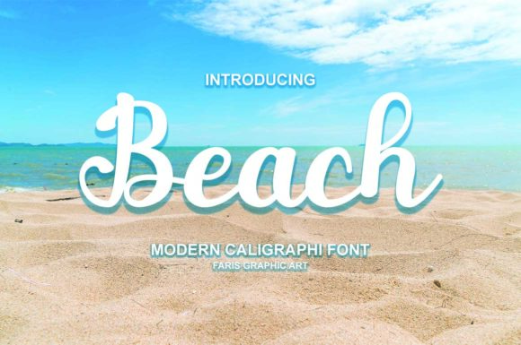 Beach: A Handwritten Typeface for Editorial Flow