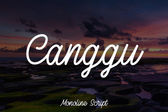 Canggu: The Handwritten Font for Scroll-Stopping Brand Identity
