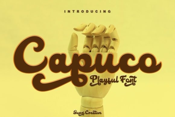 Capuco: A Playful Script Font for Modern Digital Branding