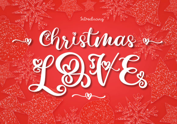 Christmas Love: A Handwritten Typeface for Elegant Web Design