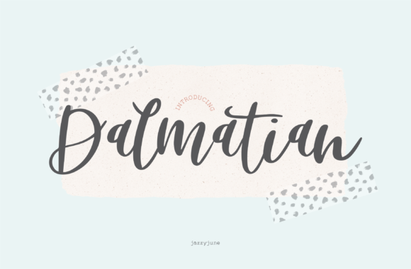 Dalmatian: The Handwritten Typeface for Polished Brand Identity