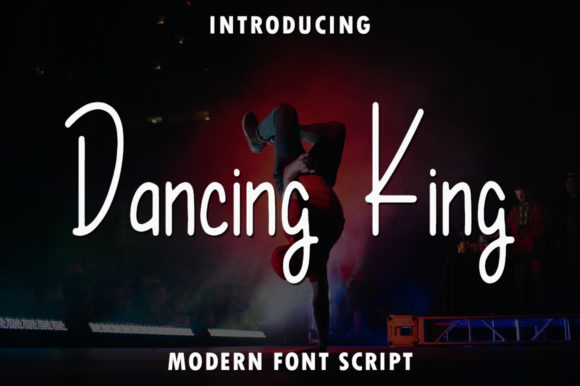 Dancing King: A Script Amp Typeface for Campaign Visuals