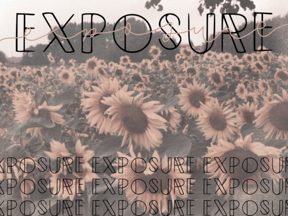 Exposure: The Script Typeface That Elevates Campaign Visuals