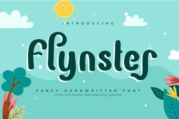 Flynster: A Brushed Handwritten Typeface for Modern Web Design
