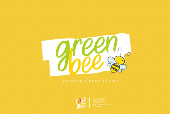 Green Bee: A Handwritten Typeface for Authentic Digital Branding
