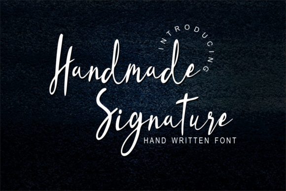 Handmade Signature: The Handwritten Typeface for Authentic Brand Storytelling