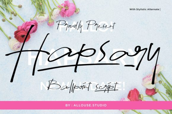 Hapsary: The Handwritten Font That Elevates Small Business Branding