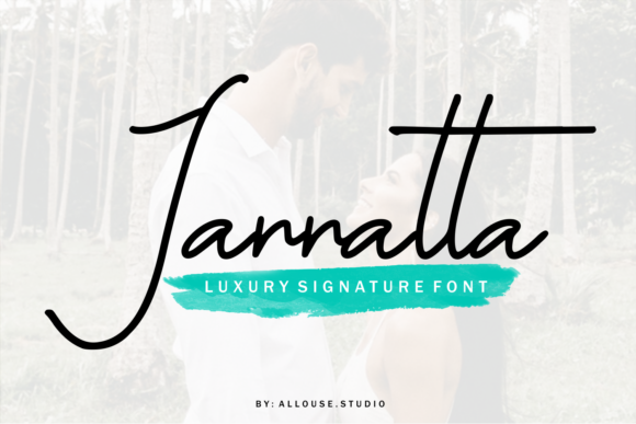 Jannatta: A Handwritten Typeface for Editorial Elegance