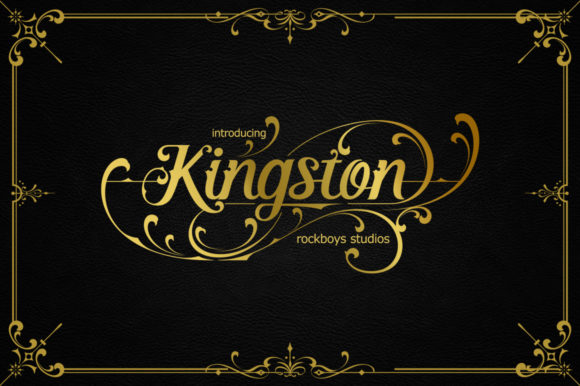 Kingston Typeface: Elevating Brand Identity with Elegant Script Design