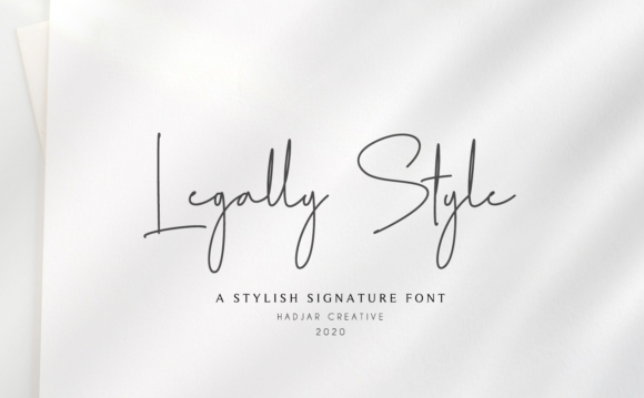Legally Style: The Handwritten Typeface That Polishes Your Brand Identity