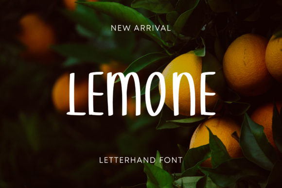 Lemone Summer Typeface: A Sweet Handwritten Font for Makers