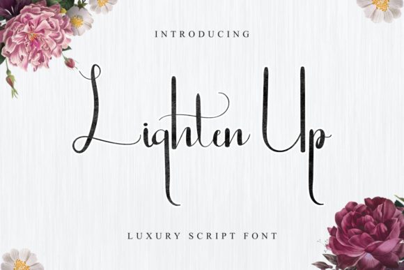 Lighten Up: A Script Typeface for Handmade Branding