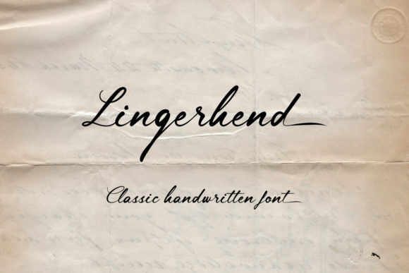 Lingerhend: The Handwritten Typeface for Polished Brand Identity