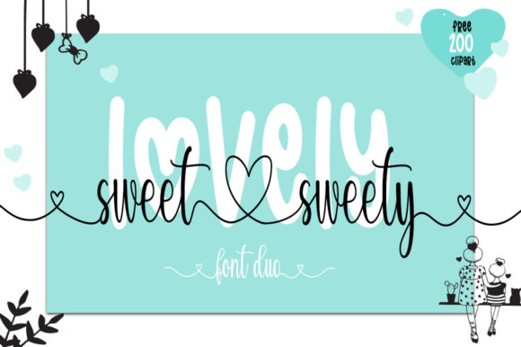 Lovely Sweet Sweety: Elevating Digital Brand Identity with Playful Script Typography