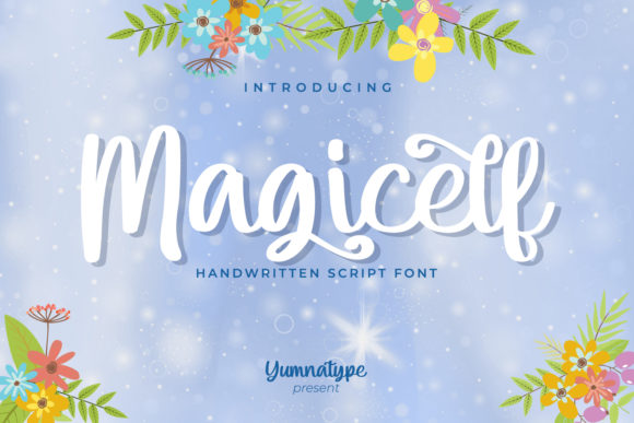 Magicelf: A Bold Handwritten Typeface for Modern Brand Identity