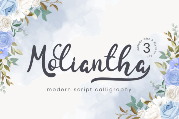 Moliantha: A Delicate Handwritten Typeface for Romantic Branding