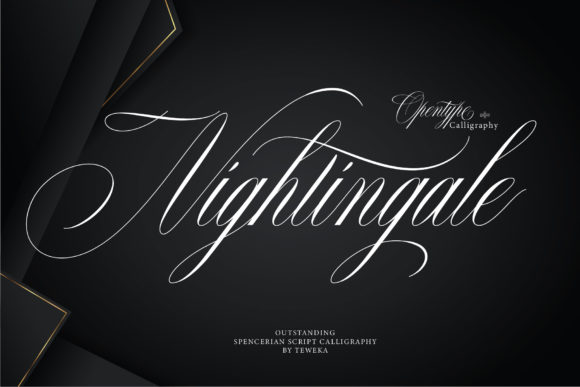 Nightingale: The Elegant Handwritten Typeface for Artisan Brands