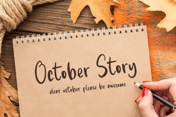 October Story Typeface: A Designer’s Take on Handwritten Web Typography