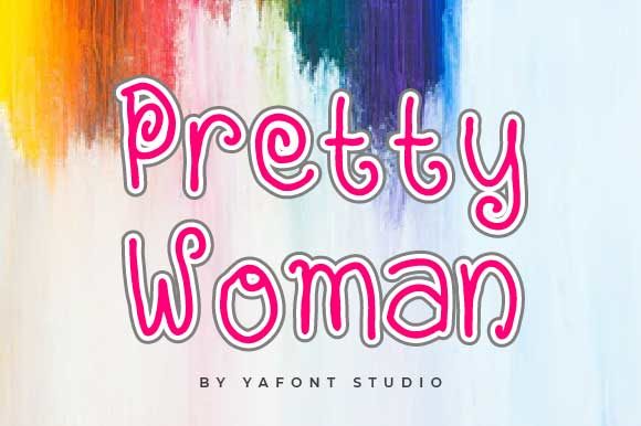 Pretty Woman: The Elegant Script Font for Scroll-Stopping Brand Visuals