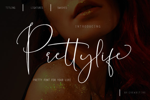 Prettylife: A Delicate Handwritten Font for Stylish Craft Branding