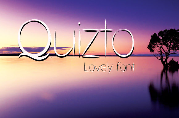 Quizto: A Handwritten Typeface for Editorial Elegance