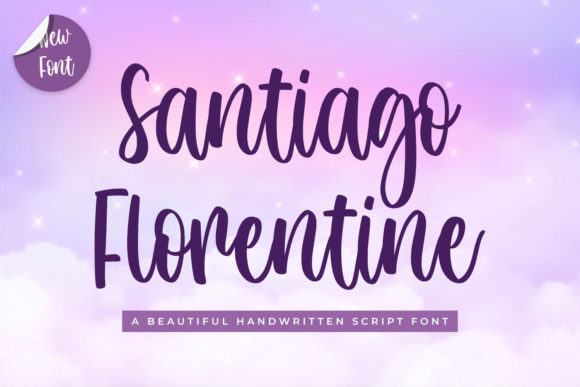 Santiago Florentine: A Sweet Script Font for Handmade Creators