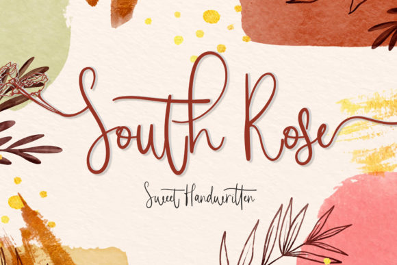 South Rose: A Modern Handwritten Typeface for Creative Brands