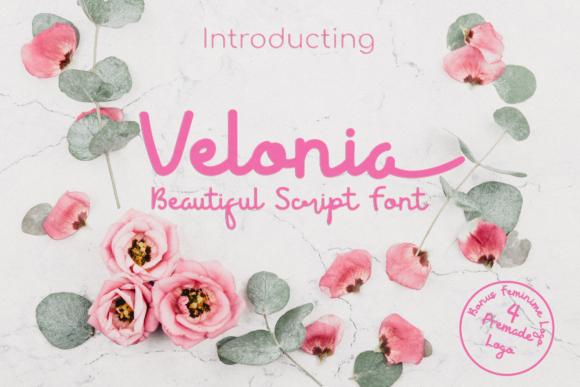 Velonia Font Review: A Sweet Handwritten Typeface for Brand Identity
