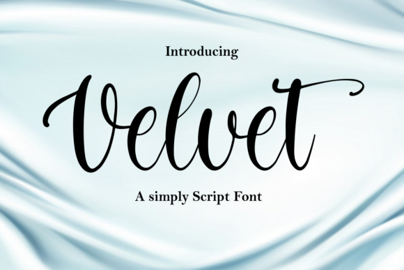 Velvet: A Modern Handwritten Font for Polished Digital Branding